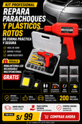 KIT PROFESIONAL DE REPARACION DE PLASTICOS