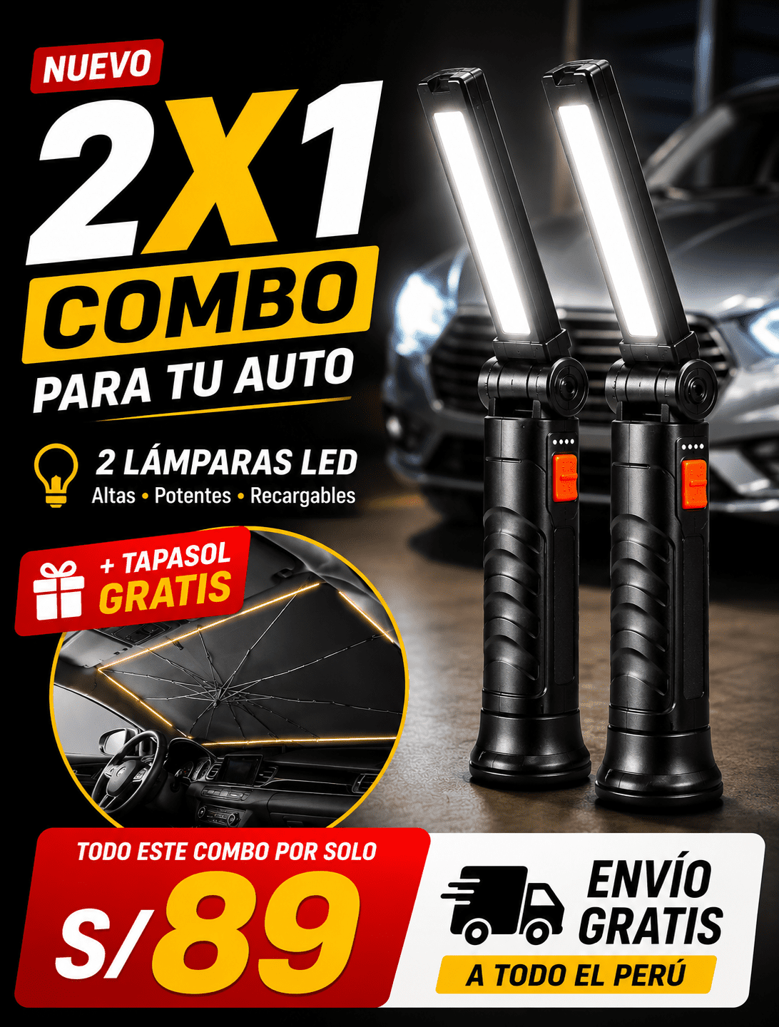 Combo 2x1 para tu auto